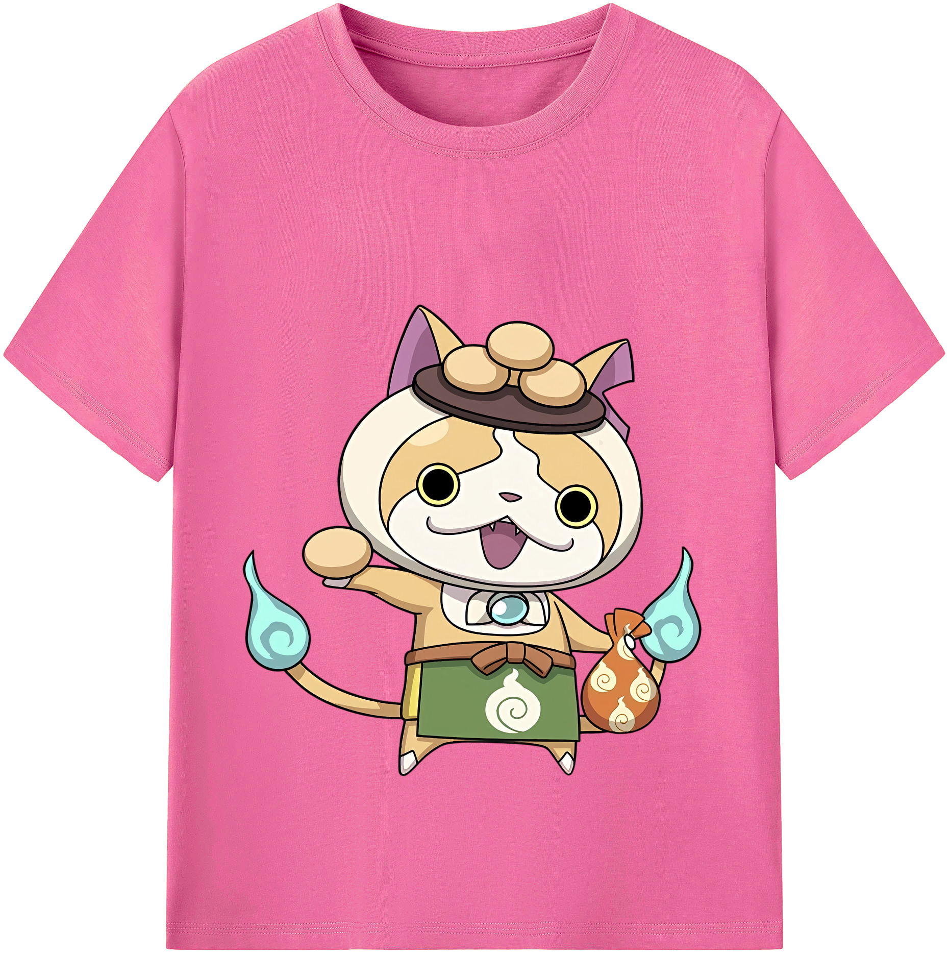 （画像用） 妖怪ウォッチ Yo-kai Watch レディースカジュアルプリントTシャツ（綿100％）